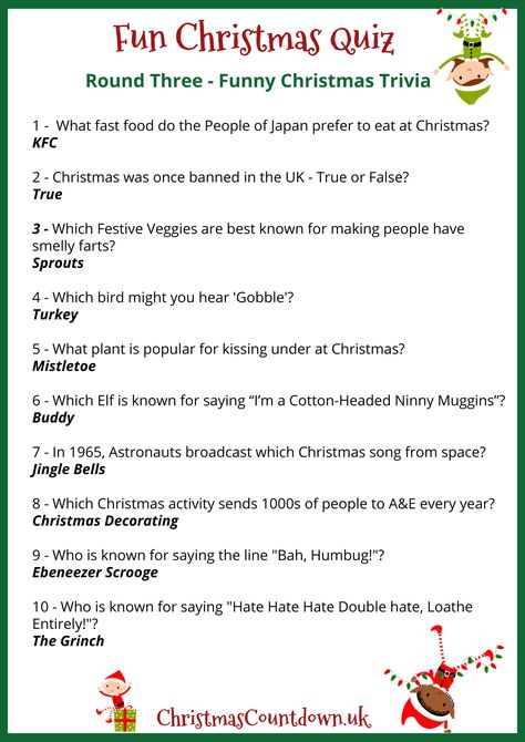 Funny Christmas Quiz Questions Xmas Quiz And Answers, Christmas Anagrams With Answers, Christmas Kahoot Questions, Winter Trivia Questions And Answers, Christmas Quiz Ideas, Christmas Trivia Questions And Answers Free Printable, Christmas Trivia Games With Answers, Family Quiz Questions And Answers, Funny Quiz Questions And Answers