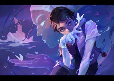 ArtStation - Clove Valorant Japon Illustration, Wallpaper Pc, Art Reference Photos, Game Art, Art Style, Cute Wallpapers, Art Inspo, Anime Wallpaper, Art Reference