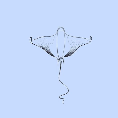 Stingray Tattoo Outline, Sting Ray Tattoo Back, Stingray Line Tattoo, Sting Ray Spine Tattoo, Giant Manta Ray Tattoo, Manta Ray Line Art, Manta Ray Spine Tattoo, Bat Ray Tattoo, String Ray Tattoo