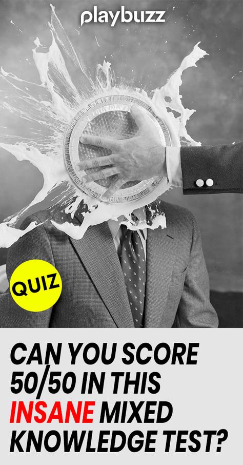 We gave this mixed knowledge test to 100 college students and nobody got more than 40/50 correctly. You're a genius if you get 50/50 ************** Playbuzz Quiz Quizzes General Knowledge Quiz Buzzfeed Quiz Trivia Questions Trivia Night Game IQ Test History Logic Riddles General Knowledge Test, Geography Quizzes, Weird History Facts, Movie Quizzes, Science Trivia, Knowledge Test, Test For Kids, History Quiz, Playbuzz Quiz