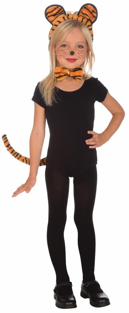 Tiger Child #Costume Kit More Tiger Halloween Costume, Costume Homemade, Tiger Girl, Tiger Costume, Book Week Costume, Cat Halloween Costume, Animal Costumes, Pet Tiger, Striped Cat