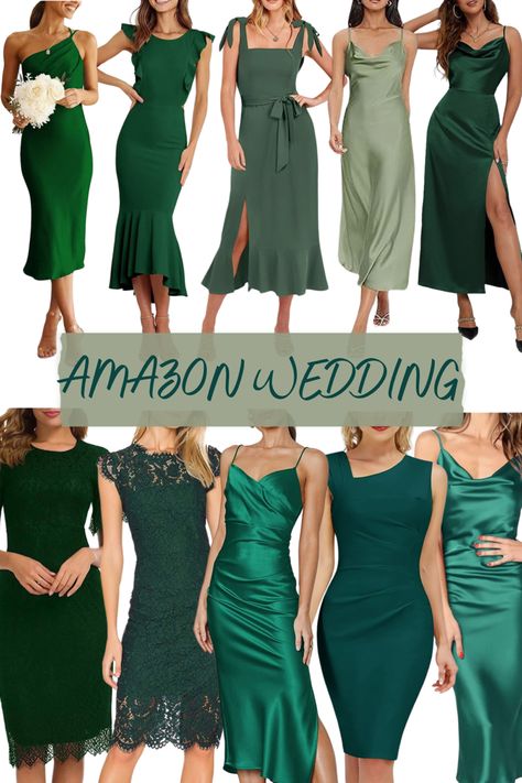 Event dress. Bridesmaid dress. Satin wedding guest dress. Fall family photos. Wedding guest dresses. Fall wedding. Semi formal dresses. Holiday dress. Party dress. Emerald green dress. Jewel tone dress. Amazon fall dresses. Cocktail party dress. Fall bridesmaid. Green Semi Formal Dress, Formal Green Dress, Jewel Tone Dress, Fall Bridesmaids, Emerald Green Dresses, Semi Formal Dress, Green Bridesmaid, Semi Formal Dresses, Green Bridesmaid Dresses