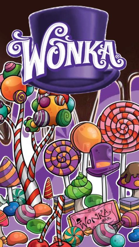 Willy Wonka Chocolate, Wonka Chocolate Factory, Wonka Chocolate, Christmas Poster, Willy Wonka, Chocolate Factory, Candy Shop, Art Inspo, Clip Art