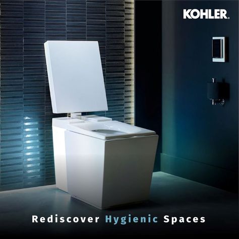 Kohler Toilets Improve Hygiene, Toilet Commode, Composting Toilets, Cast Iron Bathtub, Low Water Pressure, Smart Toilet, Heated Seat, Smart Tech, Toilet Bowl