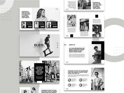 FASHION Presentation Template by KratifLabs on Dribbble Gallery Layout, Powerpoint Slide Templates, Fashion Presentation, Creative Layout, Presentation Deck, Directory Design, Google Slides Presentation, Slides Presentation, Ppt Design