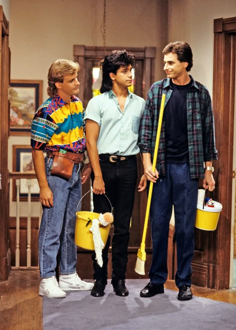 Full House Season 1, Danny Tanner, Uncle Jesse, True Confessions, Bob Saget, 80s Men, John Stamos, Fuller House, Dad Fashion