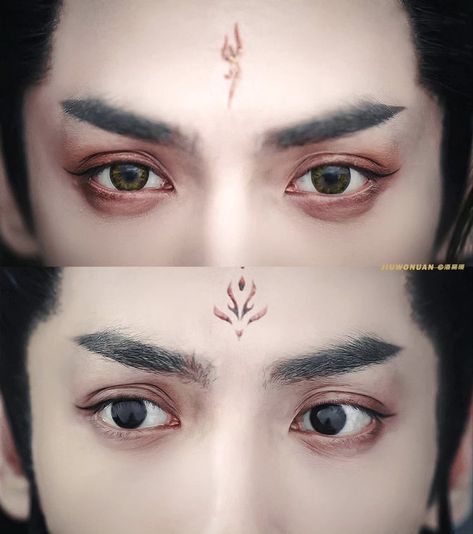 “Till the End of the Moon” (2023) Luo Yunxi 🌙🖤 as Ancient Devil God & Tantai Jin (duality in both roles) Tantai Jin, Moon 2023, Chinese Makeup, C Tattoo, Anime Drawings Tutorials, Till The End, Art Drawings Sketches Simple, Tattoo Stickers, Moon Tattoo