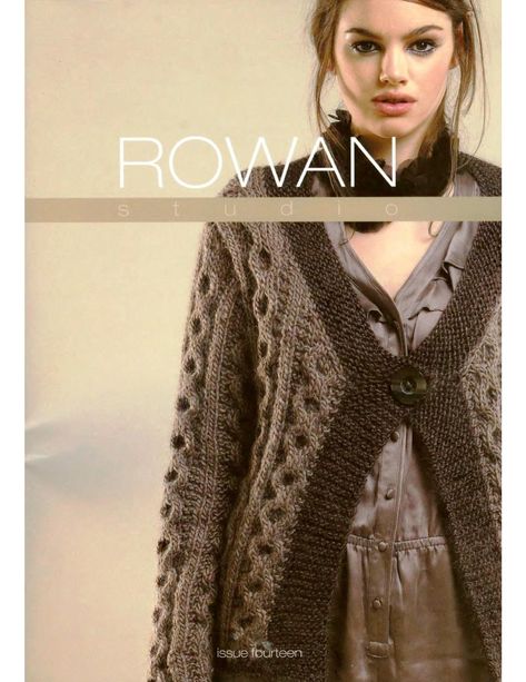 Rowan Knitting, Web Gallery, Knitting Magazine, Knitting Books, Knitting Inspiration, Knitting Designs, Internet Archive, Crochet Stitches, Cable Knit