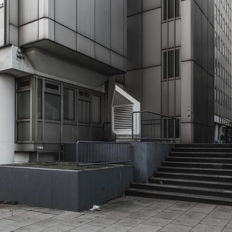 Grey City, Grey Aesthetic, Pantone Color Chart, Brutalism Architecture, Graphic Design Student, Lightroom Presets Portrait, White Building, Mirrors Edge, Gray Aesthetic