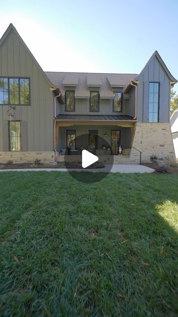 136 likes, 7 comments - pikeproperties on October 14, 2024: "Our most asked-about exterior paint color combo: @sherwinwilliams Grizzle Gray siding with Iron Ore shutters 🌲 featuring Sully 🐶 #pikeproperties • • ⚒️ @pikeproperties 🎥 @skyvisionsusa". Grizzle Gray Exterior, Iron Ore Shutters, Grizzle Gray, Gray Siding, Paint Color Combos, Grey Siding, Gray Exterior, Exterior Paint Color, Iron Ore