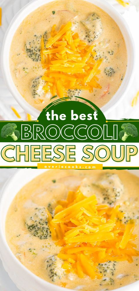 Cheese Soup Recipe Easy, Broccoli Cheddar Cheese Soup, Easy Broccoli Cheese Soup, Best Broccoli Cheese Soup, The Best Broccoli, Cheese Soup Recipe, Best Broccoli, Copycat Panera, Cozy Soup