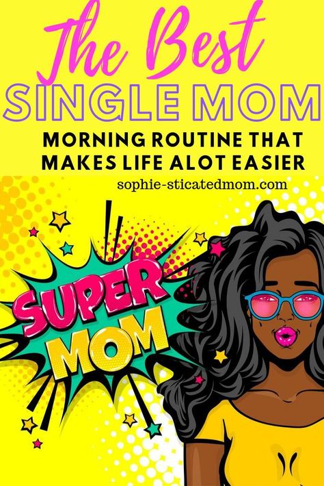 The stress free morning routine as a single mom that will change and simplify your life in so many ways.  Tested and approved by a single mom herself. Check out these tips that will make your morning routine so much easier. Mom Morning Routine, Single Mom Struggle, Single Mom Inspiration, Single Working Mom, Single Mom Tips, Being A Single Mom, Morning Routine Ideas, Mom Routine, Single Mama