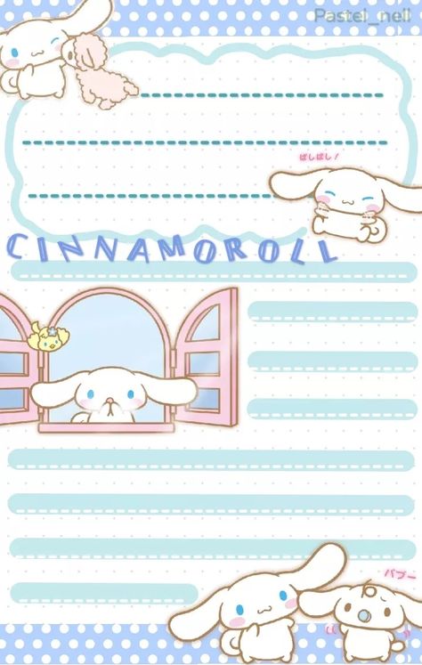 #followformore #digitaljournal #og #kawaii #cinnamoroll #sanrio #journalideas Cinnamoroll Memo Pad Printable, Cinnamoroll Journal, Kawaii Cinnamoroll, Cinnamoroll Sanrio, Subject Labels, Sticker Organization, Notebook Cover Design, Patterns Wallpaper, Journal Themes