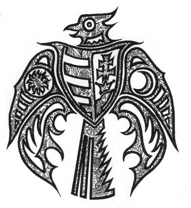 intro to Hungarian mythology:  http://en.wikipedia.org/wiki/Hungarian_mythology#Persons.2C_creatures.2C_gods Hungarian Symbols Tattoo, Hungarian Tattoo, Metal Embossing, Hungarian Embroidery, Bone Jewelry, Family Roots, Sleeves Ideas, Celtic Art, Folk Fashion