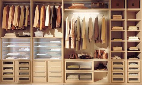 closet organization ideas | Home organizing ideas, modern closet organizers, wooden closet ... Mens Closet Organization, Farmhouse Wardrobe, Clothing Room, Ideas Armario, Wood Closet Organizers, Wood Closet Systems, Closet Planning, Storage Solutions Closet, Wooden Closet