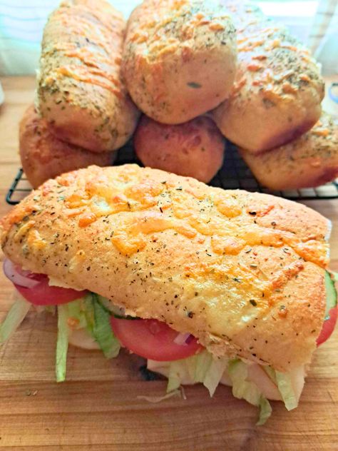 Homemade Subway-Style Sandwich Bread Made With Fresh Milled Flour - Fresh Milled Mama Fresh Milled Flour, Sub Sandwich, Bread At Home, Wheat Recipes, Italian Herbs, Sandwich Bread Recipes, Homemade Bread Recipes Easy, Herb Bread, Eat Fresh