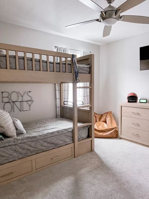 Bennett Twin-over-Twin Bunk Bed curated on LTK Big Boy Room Bunk Beds, Bunk Bed Rooms Boys, Boy Bunk Beds Room Ideas, 4 Kids In One Room, Bunkbed Boys Room Ideas, Boys Bedroom Ideas With Bunk Beds, Boys Bunk Beds Room Ideas, Boys Room With Bunk Beds, Boys Bunkbed Bedroom Ideas