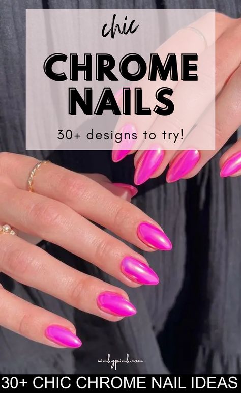 Are you ready to add some shimmer and shine to your fingertips? Get ready to elevate your nail game with over 30 chic chrome nail ideas that will have you feeling like a trendsetter in no time. Whether you're a fan of classic metallics or looking to experiment with bold colors, there's something here for Over 30 chic chrome nail ideas for your next manicure! Monochromatic Nails, Chrome Nail Ideas, Negative Space Nail Art, Chic Nail Designs, Velvet Nails, Chrome Nail Art, Holiday Nail Designs, Edgy Nails, Chrome Nail