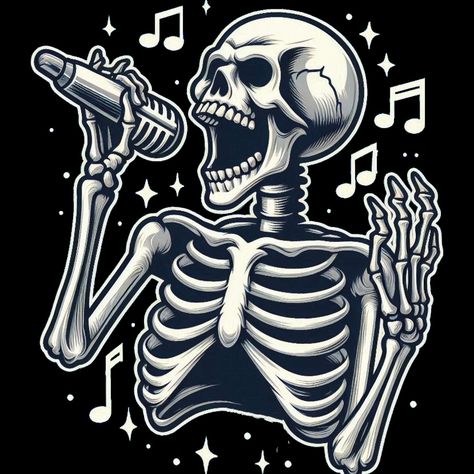 Musician skeleton Skeleton Playing Saxophone, Skeleton Band, Music Silhouette, Peace Poles, Peace Pole, Skull Rock, Music Images, Outdoor Paint, August 11