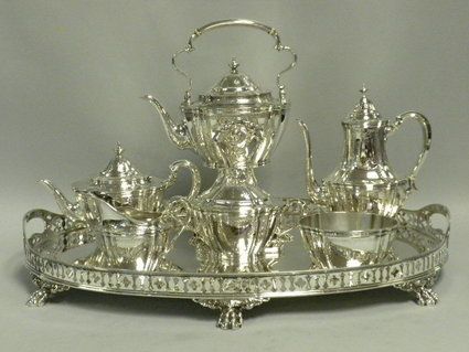 Silver Tea Service, Tea Service Set, Silver Tea Set, Miniature Tea Set, Tea Sets Vintage, Coffee Service, Silver Tea, Tea And Coffee, Tea Service