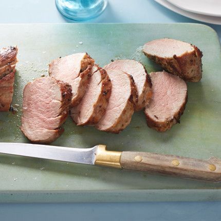 Herb-Marinated Pork Tenderloins by Ina Garten Martha Stewart Pork Tenderloin, Ina Garten Pork Tenderloin, Marinated Pork Tenderloin, Healthy Main Course, Mustard Pork Tenderloin, Pork Tenderloins, Marinated Pork Tenderloins, Ina Garten Recipes, Marinated Pork