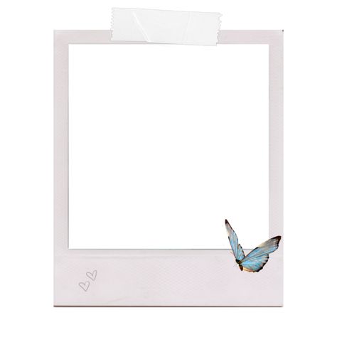 #freetoedit #butterfly #polaroid #polaroidaesthetic #butterflyaesthetic Butterfly Polaroid, Diy Butterfly, Photo Studio