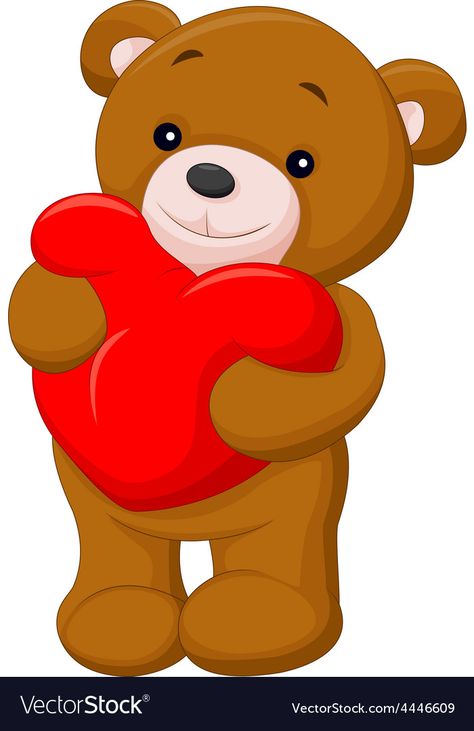 Bear Holding Heart, Teddy Drawing, Sleepy Teddy Bear, Best Teddy Bear, Teddy Bear With Heart, Teddy Bear Drawing, Valentines Day Teddy Bear, Teddy Bear Images, Teddy Bear Clipart