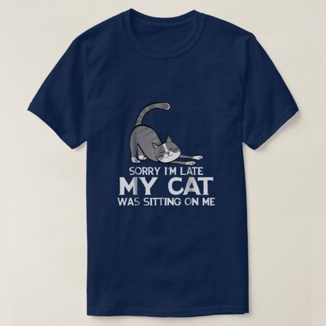 T Shirt Cat Design, Cat Shirt Pattern, Funny Sorry, Tee Shirts Diy, Cat Tshirt Design, Cat Tee Shirts, Cat Tshirts Funny, Tshirt Printing, Tshirt Printing Design