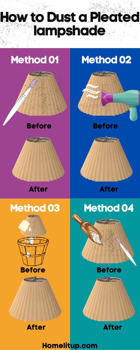 Unlike other types of lampshades, pleated lampshades are tricky to be deal with while cleaning. Not anymore, though. Methods here will help you quickly and easily clean them. #howtocleanalampshade #howtocleanalampshadefabric #howtocleanpleatedlampshade #howtocleanpleatedshades #howtogetdustofflampshades #howtoremovedustfromlampshade #howtodustlampshades #howtocleandustofflampshades #howtogetdustofflampshades #howtogetdustofflampshades Pleated Lampshade Makeover, Pleated Lamp Shade, Pleated Lamp, Pleated Lamp Shades, Pleated Lampshade, Lampshade Makeover, Lamp Makeover, How Do You Clean, Old Lamps