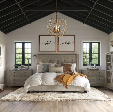 Tan Bedroom, Dal Tile, Gold Bedroom, Wood Look Tile, Gray Bedroom, Porcelain Flooring, Master Bedrooms Decor, Stone Mosaic, Nebraska Furniture Mart