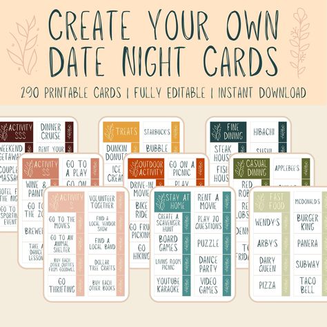 Cheap Diy Gift, Date Night Cards, Diy Gifts Cheap, Night Jar, Surprise Date, Mystery Date, Date Night Jar, Date Activities, Bf Gifts