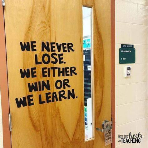 Sports Classroom, Sports Theme Classroom, Team Theme, Classroom Quotes, Quotes Happy, Classroom Door, Classroom Design, Classroom Setup, Classroom Setting