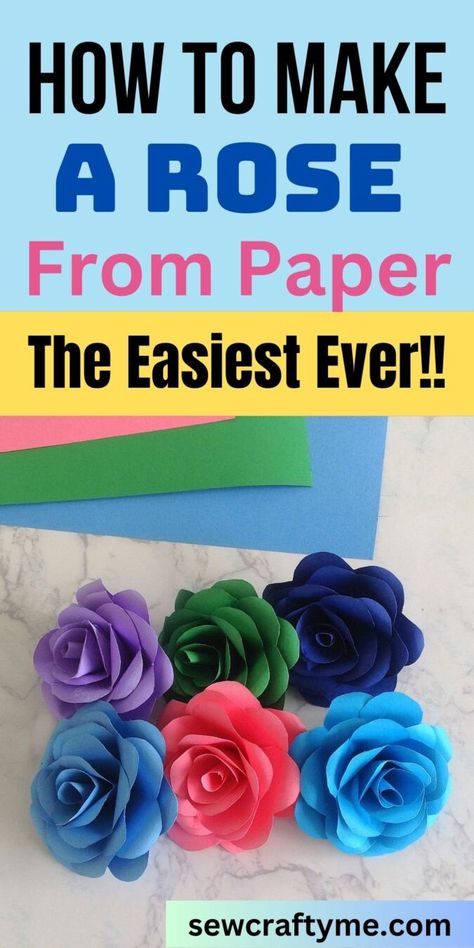 Paper Roses Diy, Aesthetic Patterns, Paper Flowers Diy Easy, Rose Crafts, Crochet Aesthetic, Easy Paper Flowers, Crochet Handbag, Paper Flower Bouquet, Paper Flowers Craft