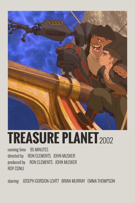 Treasure Planet Poster, Treasure Planet Movie, Treasure Polaroid, Planet Movie, Minimalist Polaroid Poster, Film Polaroid, Jim Hawkins, Planet Poster, Iconic Movie Posters