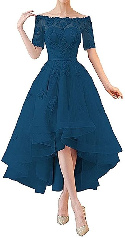 Military Ball Dress, Vintage Bridesmaids, Fancy Dresses Long, Blue Evening Dresses, Half Sleeve Dresses, Grad Dresses, Floral Lace Dress, Gala Dresses, Bridesmaid Gown