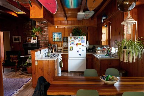 Surf Kitchen, Surf Shacks, Oregon House, Surf Room, Thanksgiving Dinner Table, Surf House, Surf Shack, Beach Shack, Home Board