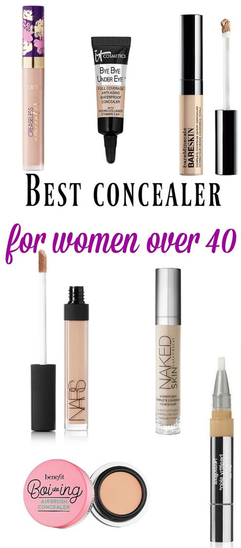 BEST CONCEALER FOR WOMEN OVER 40 Anti Aging Concealer, Best Foundations, Makeup Over 40, Face Routine, Waterproof Concealer, Best Concealer, Best Foundation, Moisturizing Body Wash, Natural Skincare