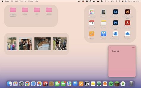 macbook desktop layout and design Script Fame Dr, Desktop Layout, Macbook Hacks, Mac Backgrounds, Desktop Wallpaper Macbook, Pink Macbook, Camera Wallpaper, Mac Desktop, Macbook Desktop