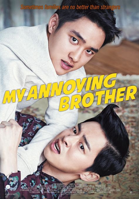 My Annoying Brother 🎬13082020 🖤 Annoying Brother, My Annoying Brother, Korea Movie, Korean Movies, Live Together, Tv Series Online, Movie Covers, Do Kyung Soo, Younger Brother