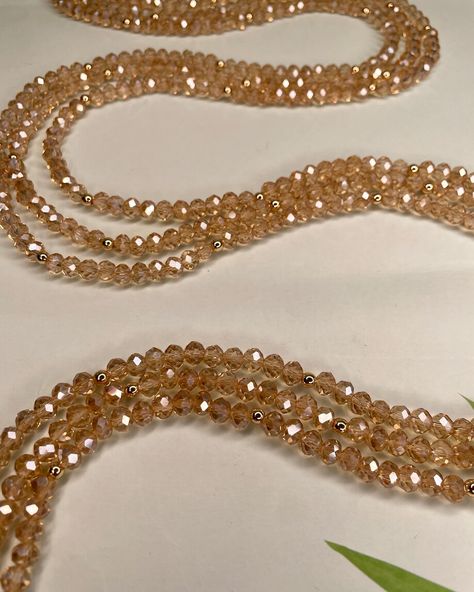 Happy New Week ✨ Shop these beautiful waist beads made from champagne gold crystal beads from our Crystal Waist Beads Collection. ✨N3,500 per strand✨ ✨Also available in wholsale✨ ✨Shop via DM and WhatsApp +2347087089797 #accsbyanusvelte #handmade #waistbeads #waistbeadsinlagos #waistbeadsinlekki #waistbeadsforsale #waistbeadsets #waistbeadsforallsizes #crystalwaistbeads #waistbeadforqueens #waistbeadsforsale #waistbeadsets #fyp #explorepage Crystal Waist Beads, Beads Collection, Happy New Week, Beads For Sale, Waist Beads, Gold Crystal, Champagne Gold, New Week, How To Make Beads