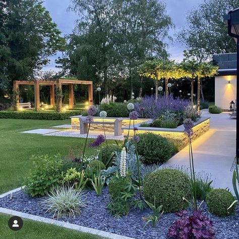 Moderne Have, Back Garden Design, Patio Garden Design, Modern Garden Design, Have Inspiration, Outdoor Gardens Design, Backyard Garden Design, Garden Landscape Design, Small Garden Design