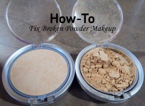 How to Fix Broken Powder Foundation | Bellatory Fix Broken Makeup, Broken Makeup, Makeup Spatula, Tools Illustration, Makeup Tips For Brown Eyes, Makeup Tools Products, 40 Makeup, Foundation Tips, Tips For Oily Skin