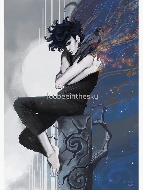 "The Sandman Endless Dream" Poster for Sale by loobeeinthesky | Redbubble Dream The Endless, Dream Of The Endless, Morpheus Sandman, God Of Dreams, Sandman Comic, Sandman Neil Gaiman, Last Unicorn, Human Male, Neil Gaiman