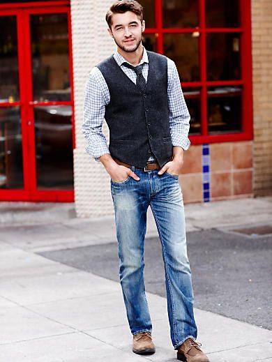 Casual Vest Outfits, Outfits With Vest, Men Vest Outfits, Accessories Tips, Vest Outfits Men, Homecoming Outfits For Guys, Mens Vest Fashion, Western Outfits Men, Mens Fasion