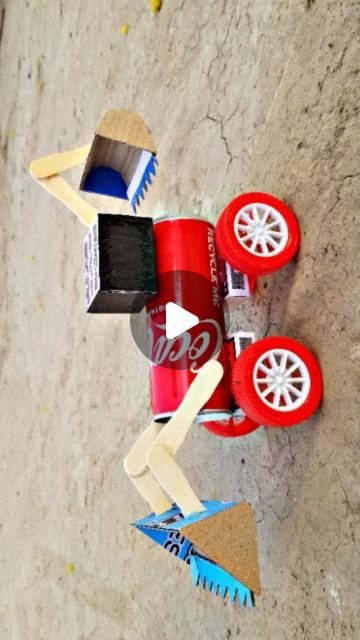 UT Crafting on Instagram: "DIY Tractor 😱 Follow me @utcrafting . . #diy #tractor #recycling #craft #handmade #amazing #inventions #reels #reelsinstagram #shorts #viral #satisfying #satisfyingvideos #explore #explorepage #utcrafting" Tractor Crafts, Diy Tractor, Amazing Inventions, Cardboard Crafts Diy, Coca Cola Can, Diy Activities, Instagram Diy, Craft Handmade, Toilet Roll