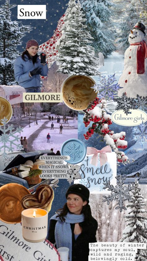 Gilmore Girls Christmas, Christmas Dreaming, Christmas Collage, Christmas Phone Wallpaper, Cute Christmas Wallpaper, Cosy Christmas, I Love Winter, Christmas Feeling, Winter Wallpaper