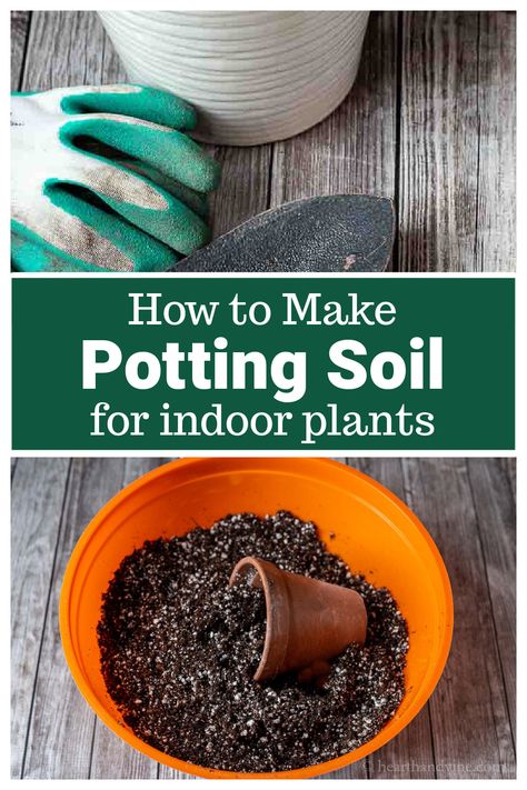 Best Indoor Plant Soil Mixture, Potting Soil For Indoor Plants, Diy Potting Soil, Soil For Indoor Plants, Soil Recipe, Soil Mixture, House Plant Care, Large Planters, Propagating Plants