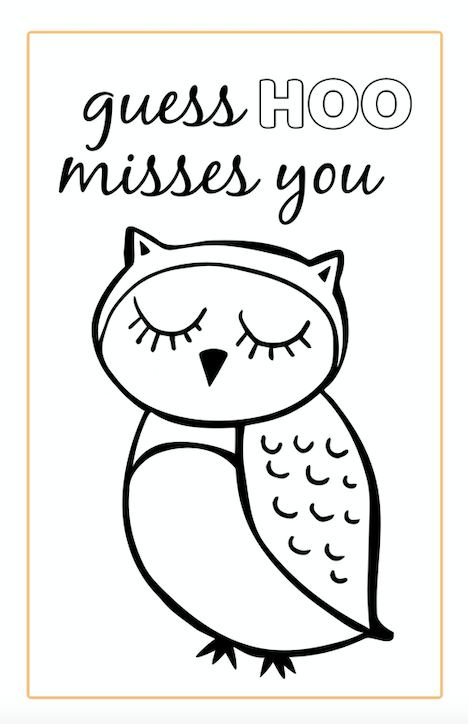 Free Printable "Miss You" Cards to Color - Six Clever Sisters Miss You Crafts, Missing You Cards Handmade, Missed You Card, Missing You Cards, Miss You Coloring Pages, I Miss You Cards Diy, We Will Miss You Cards For Teachers, Miss You Cards Handmade, Get Well Coloring Pages Free Printable