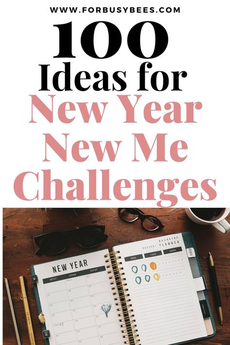 new year new me challenge, Self improvement challenge 1 Year Challenge Ideas, New Years Saving Challenge, 30 Day Goals, A Year Of 30 Day Challenges, Yearly Challenges Ideas, New Year New You Challenge, January Daily Challenge, New Years Challenge Ideas, New Year New Me Challenges