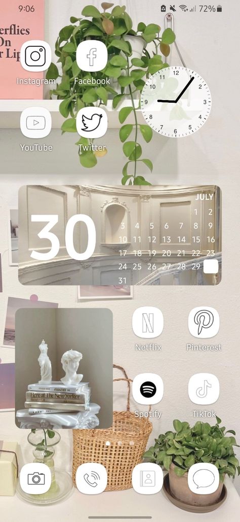 my white theme🤍 📌Cre idea: Youtube - lemonee life Lemonee Life, The New Yorker, Lock Screen, Place Card Holders, Layout, Screen, Table Decorations, 10 Things, White